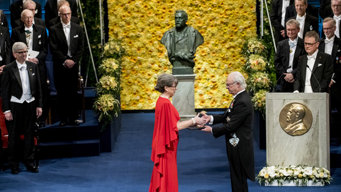 Donna Strickland Nobelpristagare i fysik 2018.