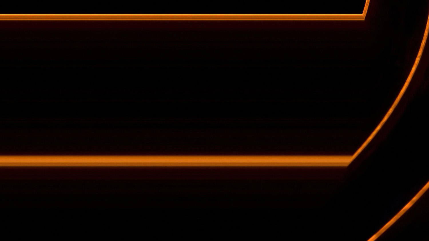 Orange linjer mot svart bakgrund
